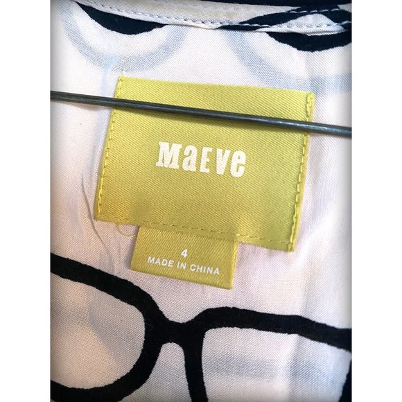 Anthropologie Maeve Glasses Top - Picture 3 of 5